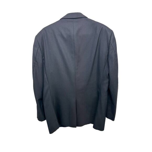 Brooks Brothers Jacket 43 R Navy SaxXon Wool Striped Madison 1818 Sport Coat USA - Picture 2 of 11